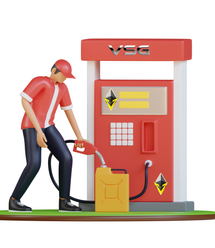 Gas station worker
